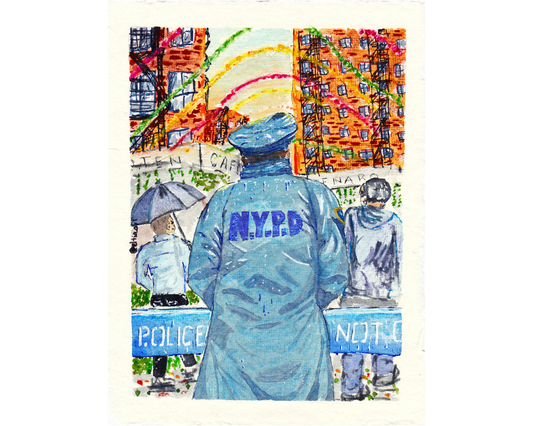 NYPD LITTLE ITALY PAINTING