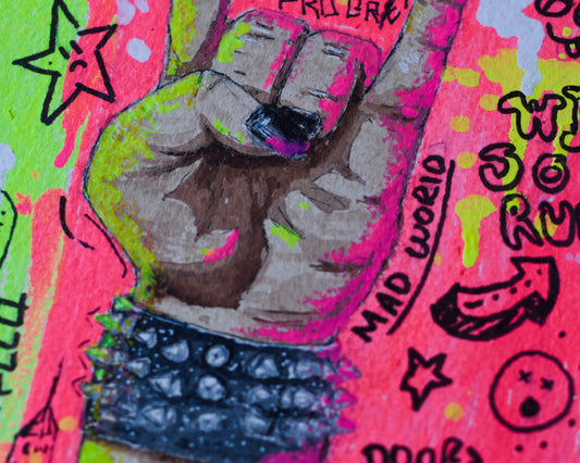 PUNK HAND PAINTING