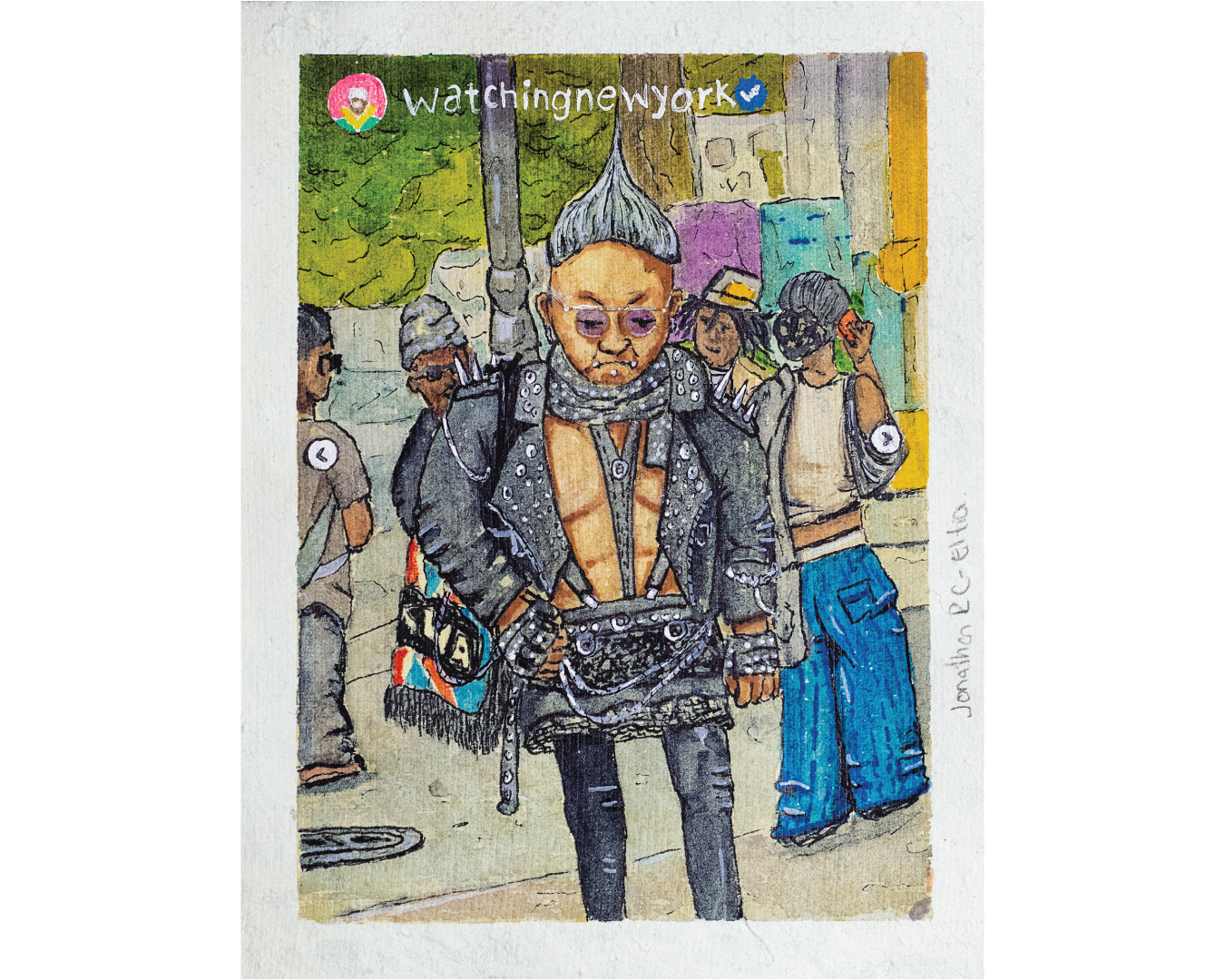 WATCHING NY PUNKMAN