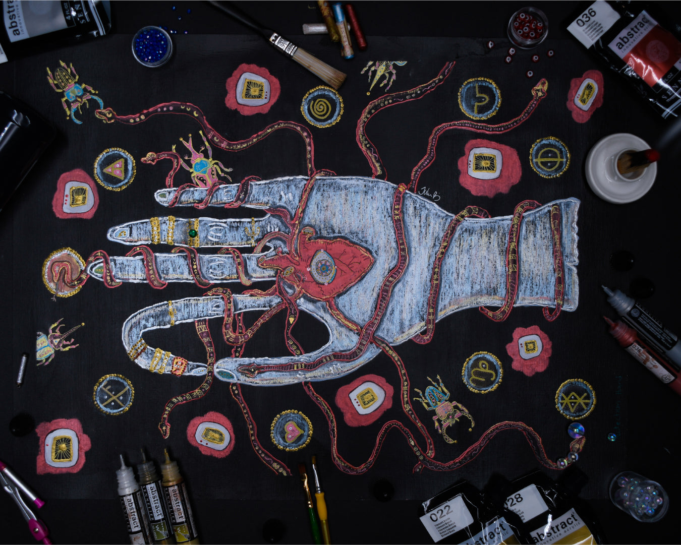 HAND OF PROTECTION - PAINTING