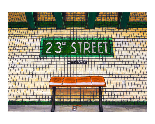 NYC 23rd St. STATION PAINTING