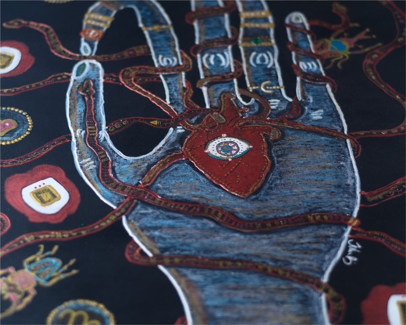 HAND OF PROTECTION - PAINTING