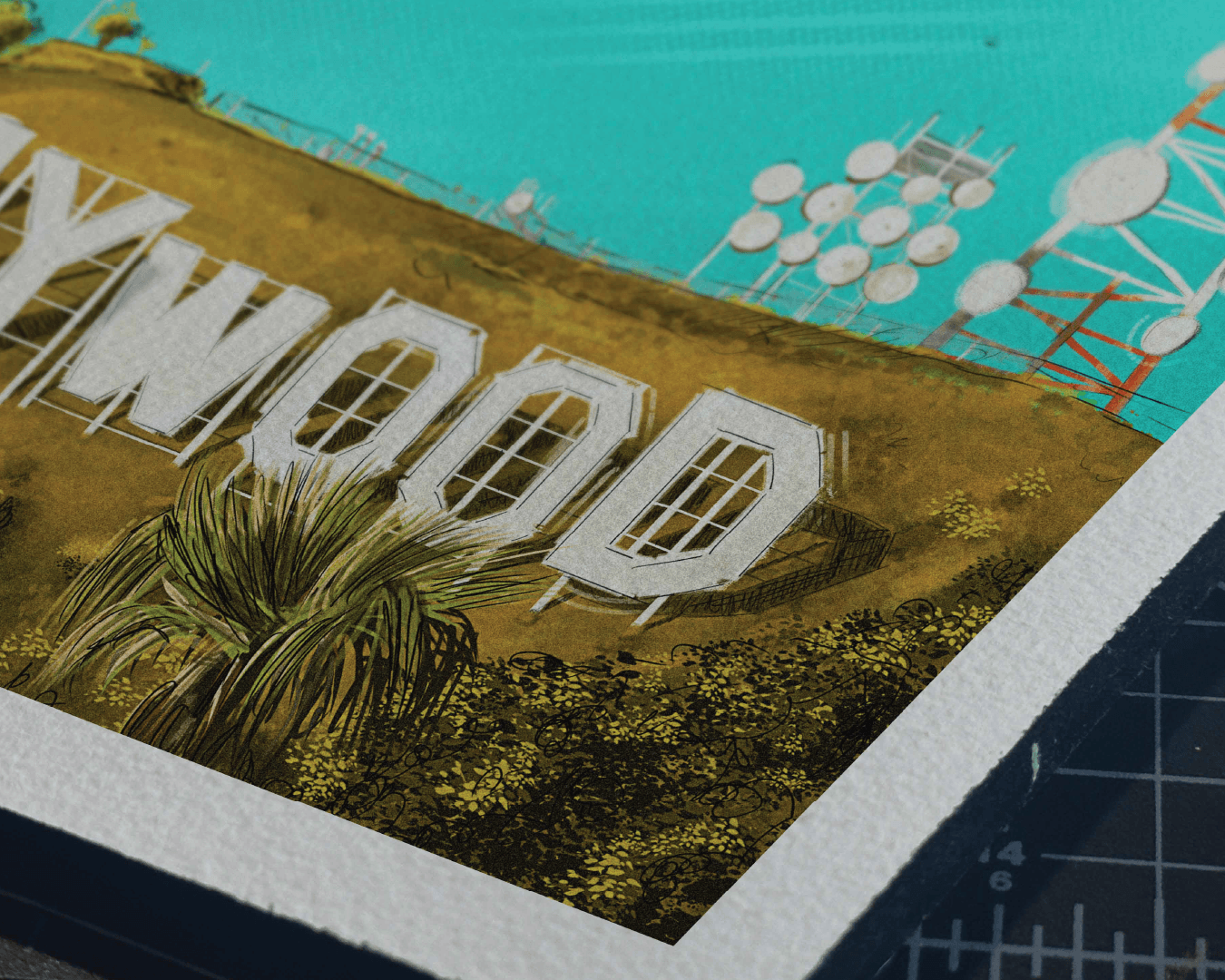 HOLLYWOOD - DIGITAL PRINT
