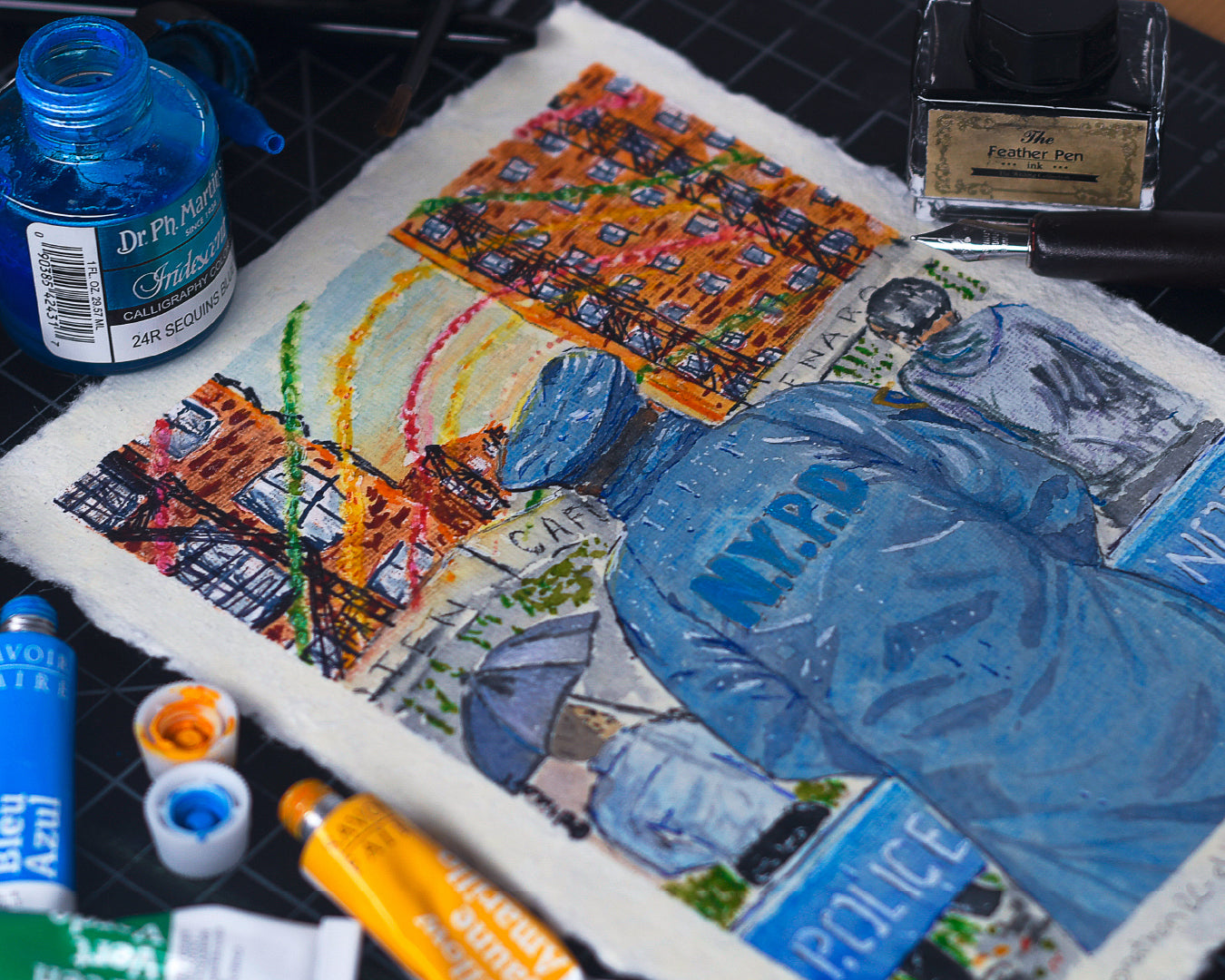 NYPD LITTLE ITALY PAINTING