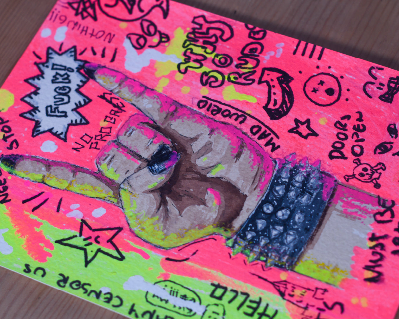 PUNK HAND PAINTING