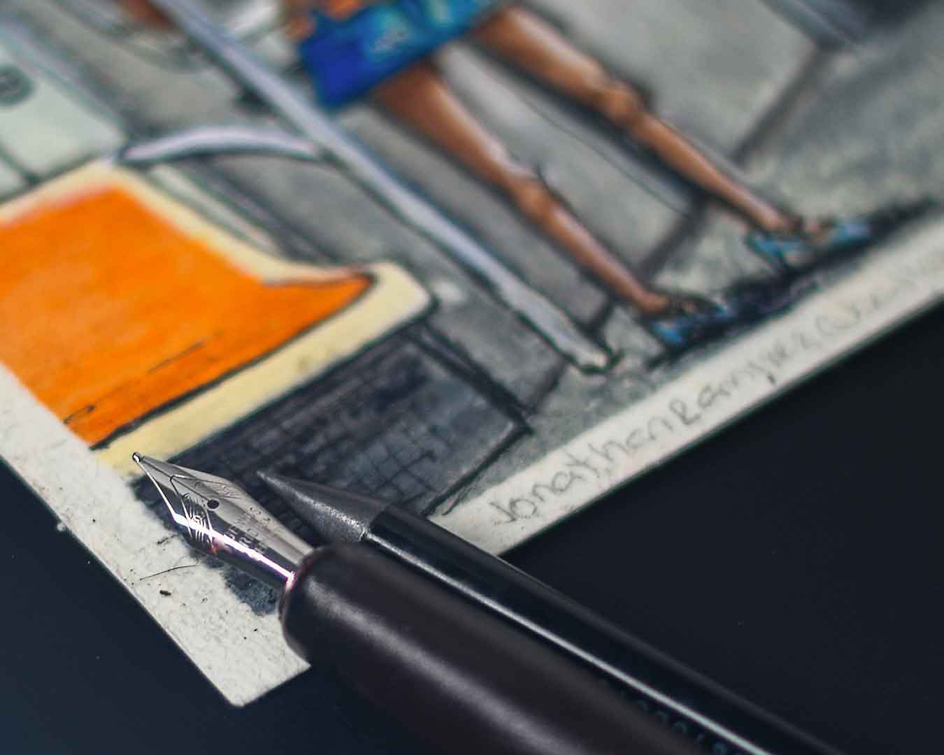 NYC METRO RIDER PAINTING