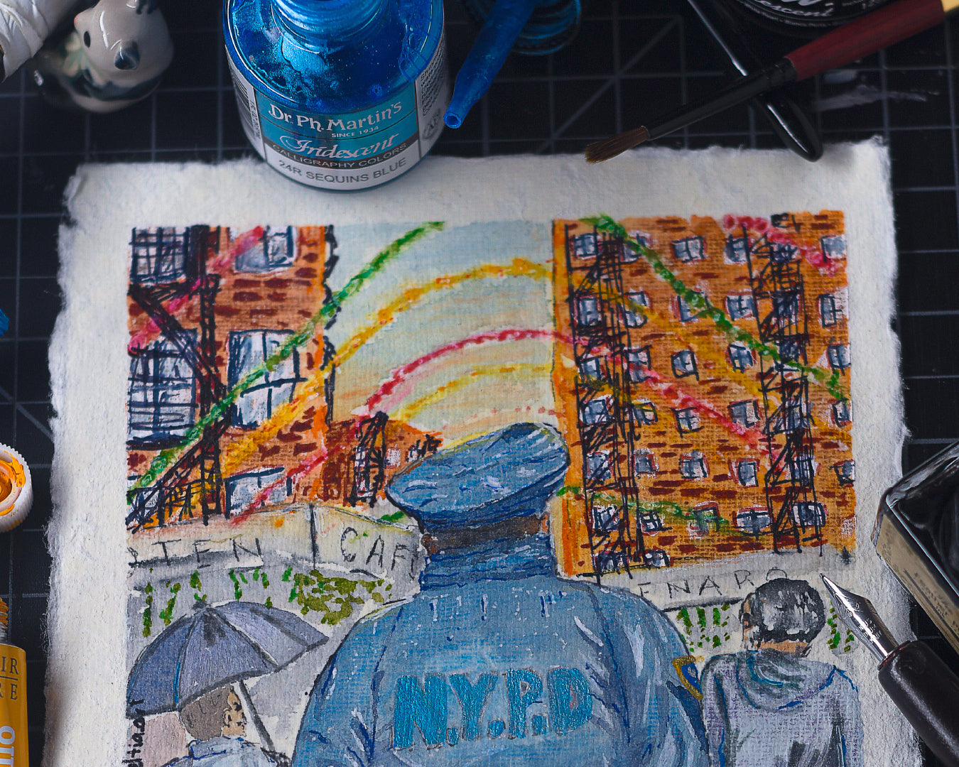 NYPD LITTLE ITALY PAINTING