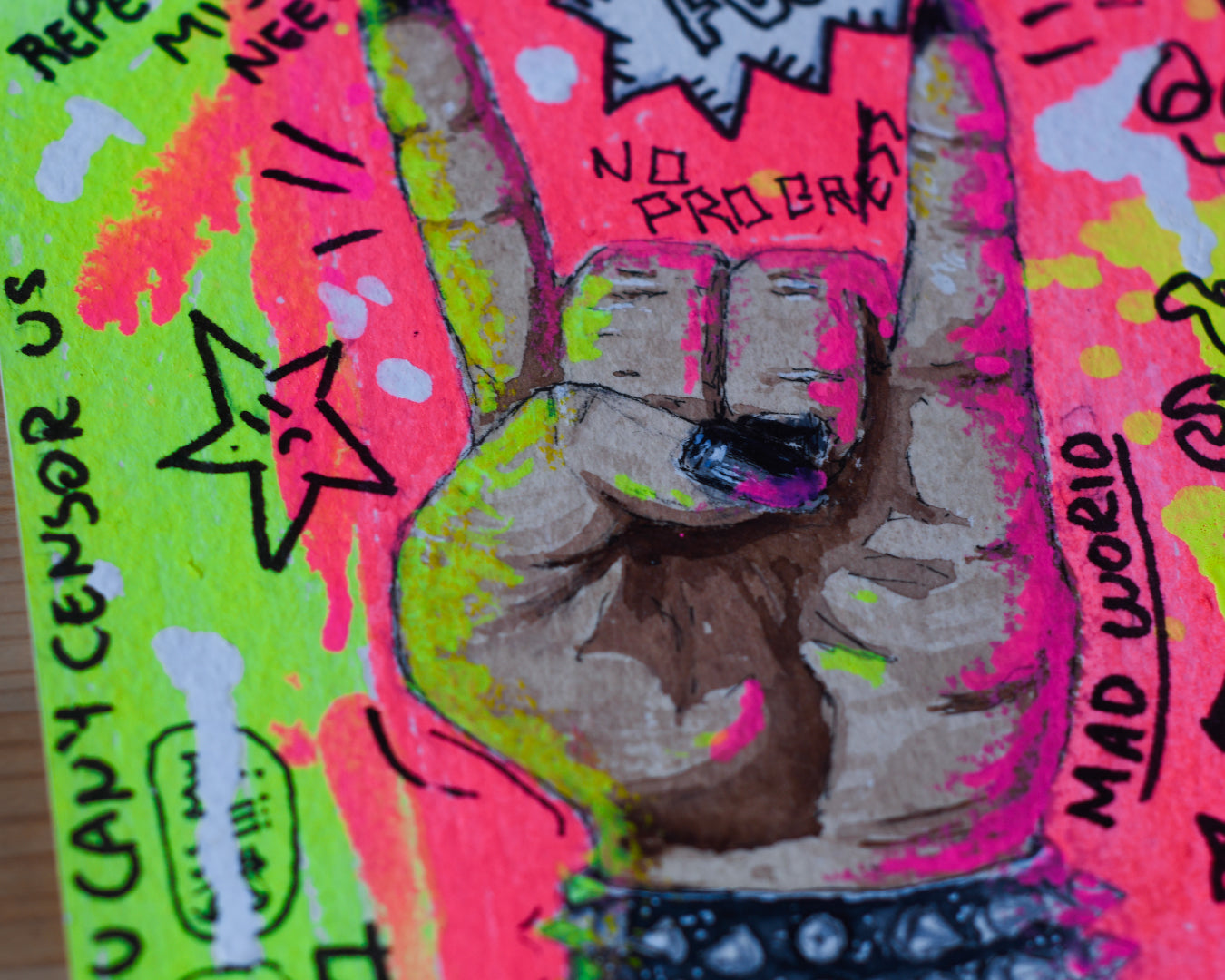 PUNK HAND PAINTING