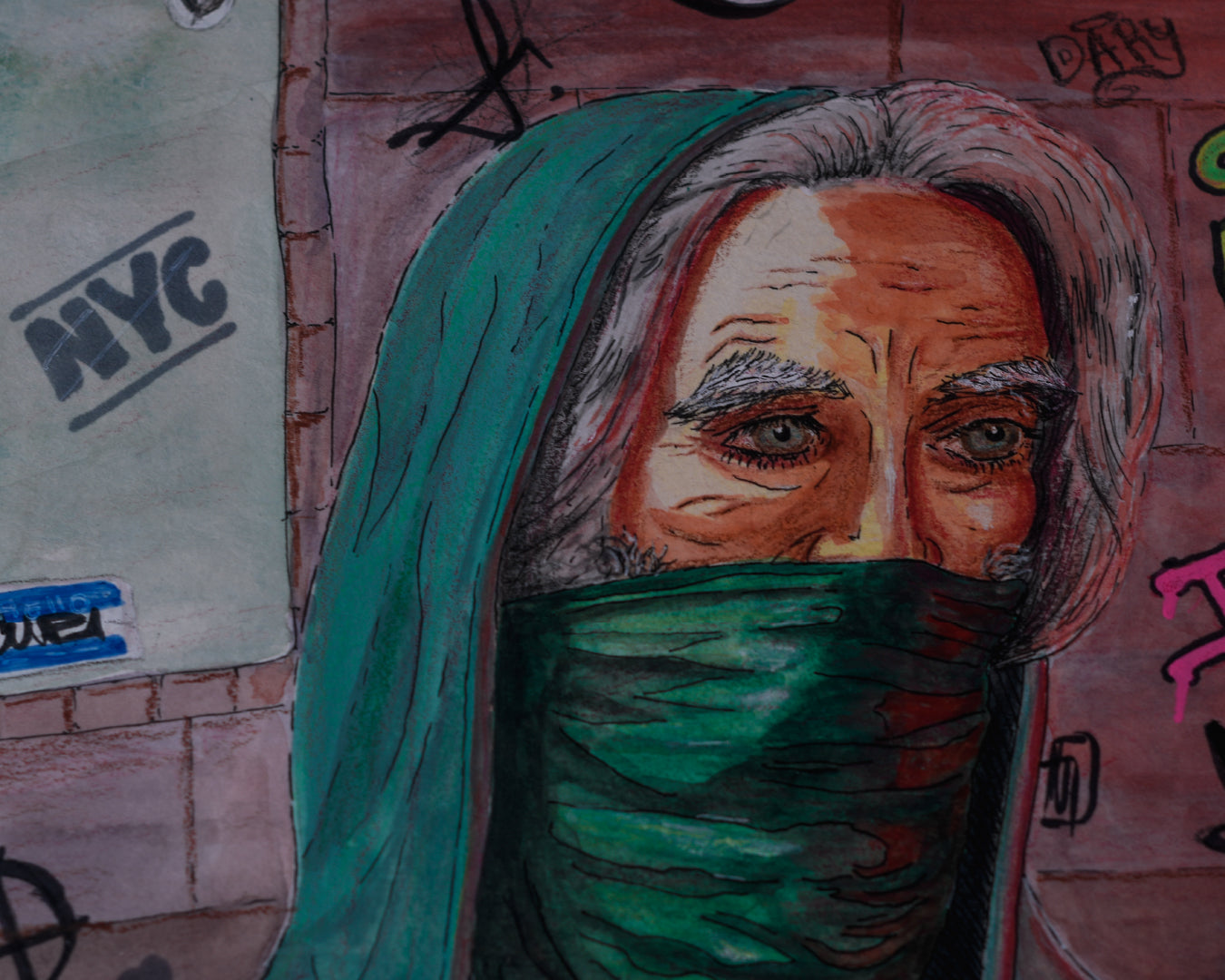 NYC STRANGE PAINTING