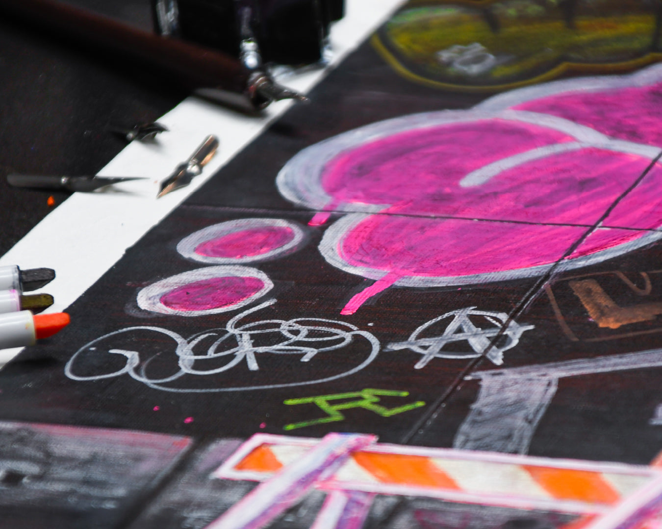 NYC SMOKE PAINTING
