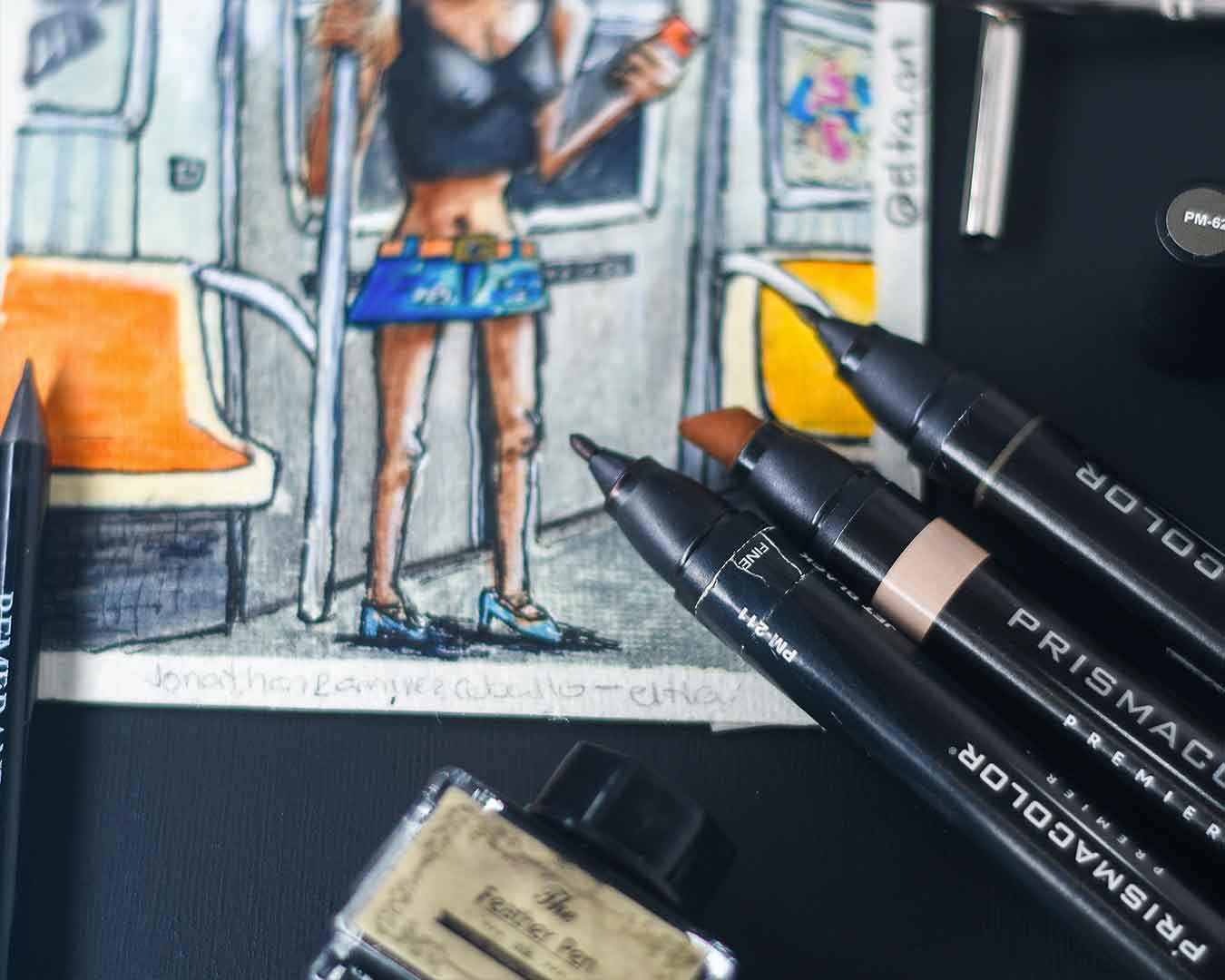 NYC METRO RIDER PAINTING