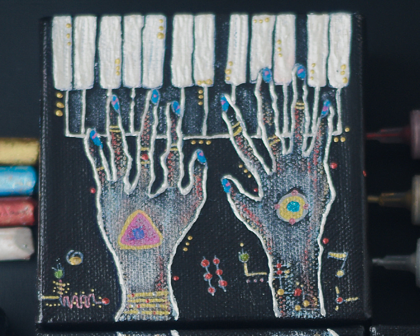 TRIPTYCH - HAND OF CREATIVITY