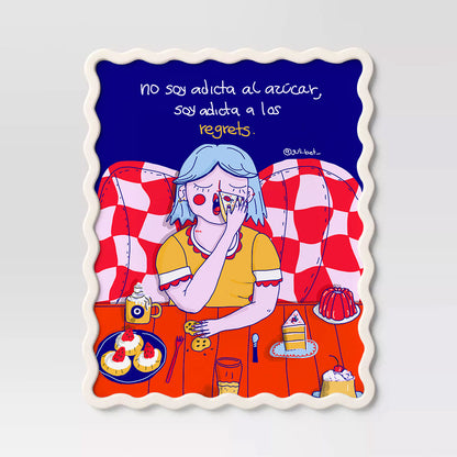 REGRETS SYMBOLIC ART PRINT | Emotional Healing Wall Decor | Mystical Spiritual Illustration for Letting Go