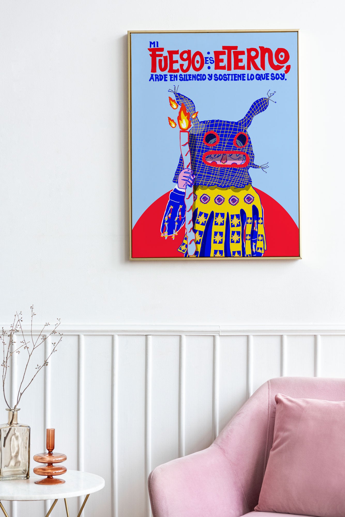 FUEGO ETERNO - DIGITAL ART PRINT