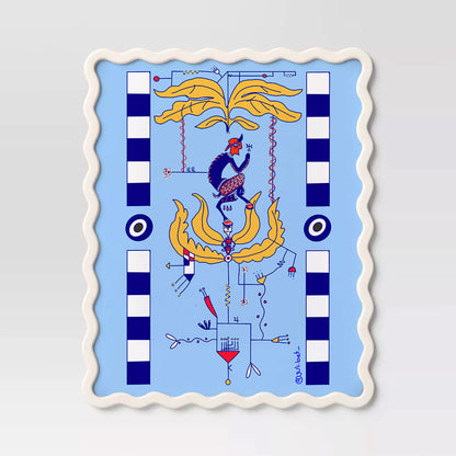 CHIRON HEALING SYMBOL ART PRINT | MYSTICAL SPIRITUAL WALL DECOR | ASTROLOGY-INSPIRED ILLUSTRATION FOR EMOTIONAL GROWTH