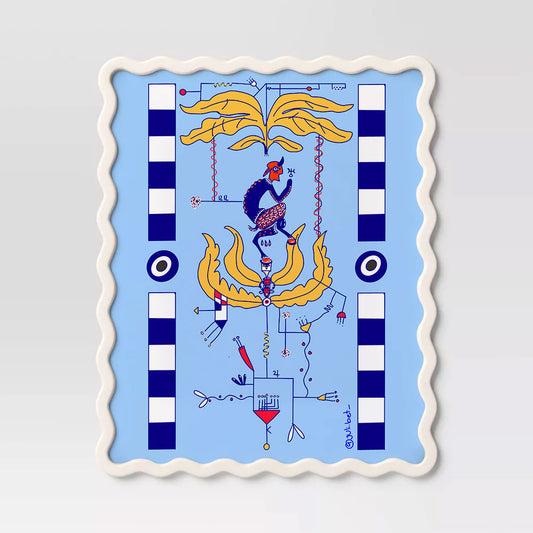 CHIRON HEALING SYMBOL ART PRINT | MYSTICAL SPIRITUAL WALL DECOR | ASTROLOGY-INSPIRED ILLUSTRATION FOR EMOTIONAL GROWTH