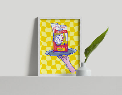 GUILT, FINE ART PRINT, SURREAL EMOTIONAL ARTWORK, CONCEPTUAL WALL ART