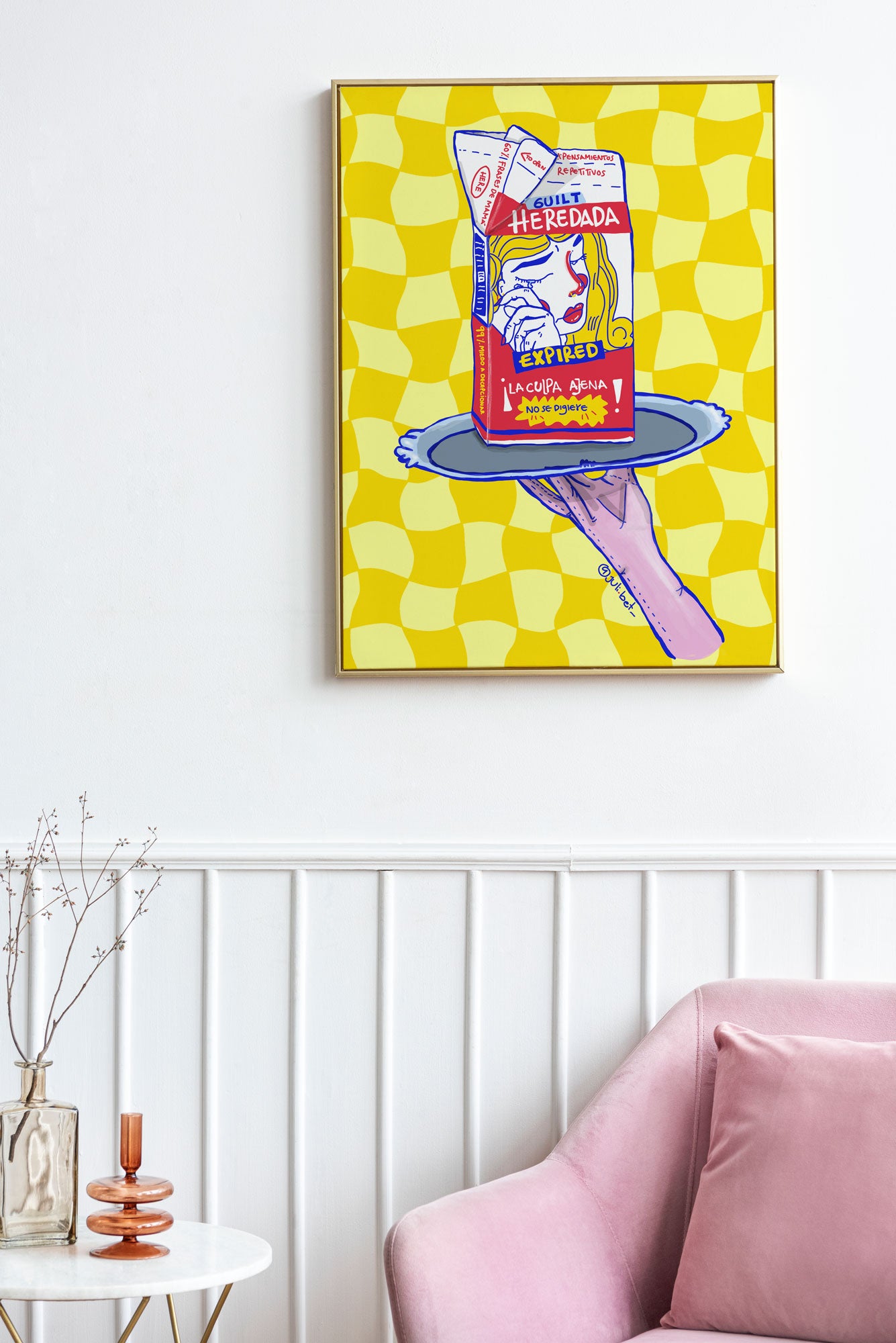 GUILT, FINE ART PRINT, SURREAL EMOTIONAL ARTWORK, CONCEPTUAL WALL ART