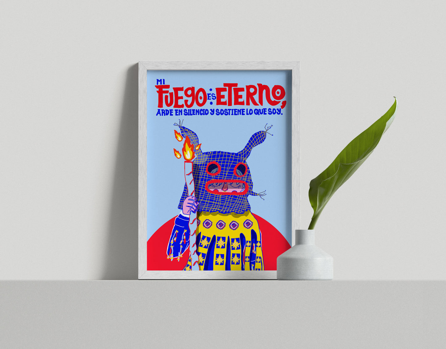FUEGO ETERNO - DIGITAL ART PRINT