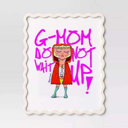 RED RIDING HOOD ART PRINT: MYSTICAL FEMININE POWER, BOHO HOME DECOR