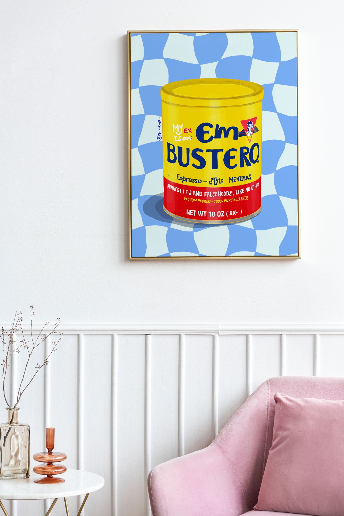 EMBUSTERO SYMBOLIC WALL ART PRINT, SURREAL EMOTIONAL WELLNESS HOME DECOR, BOHO SPIRITUAL ILLUSTRATION