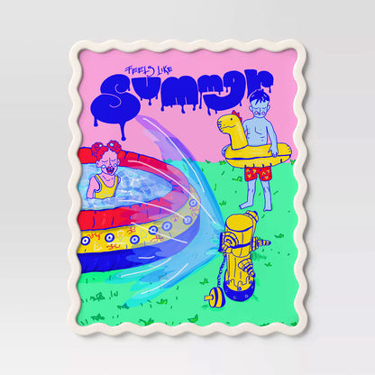 MYSTICAL SUMMER WALL ART PRINT: BOHO EMOTIONAL WELLNESS DECOR