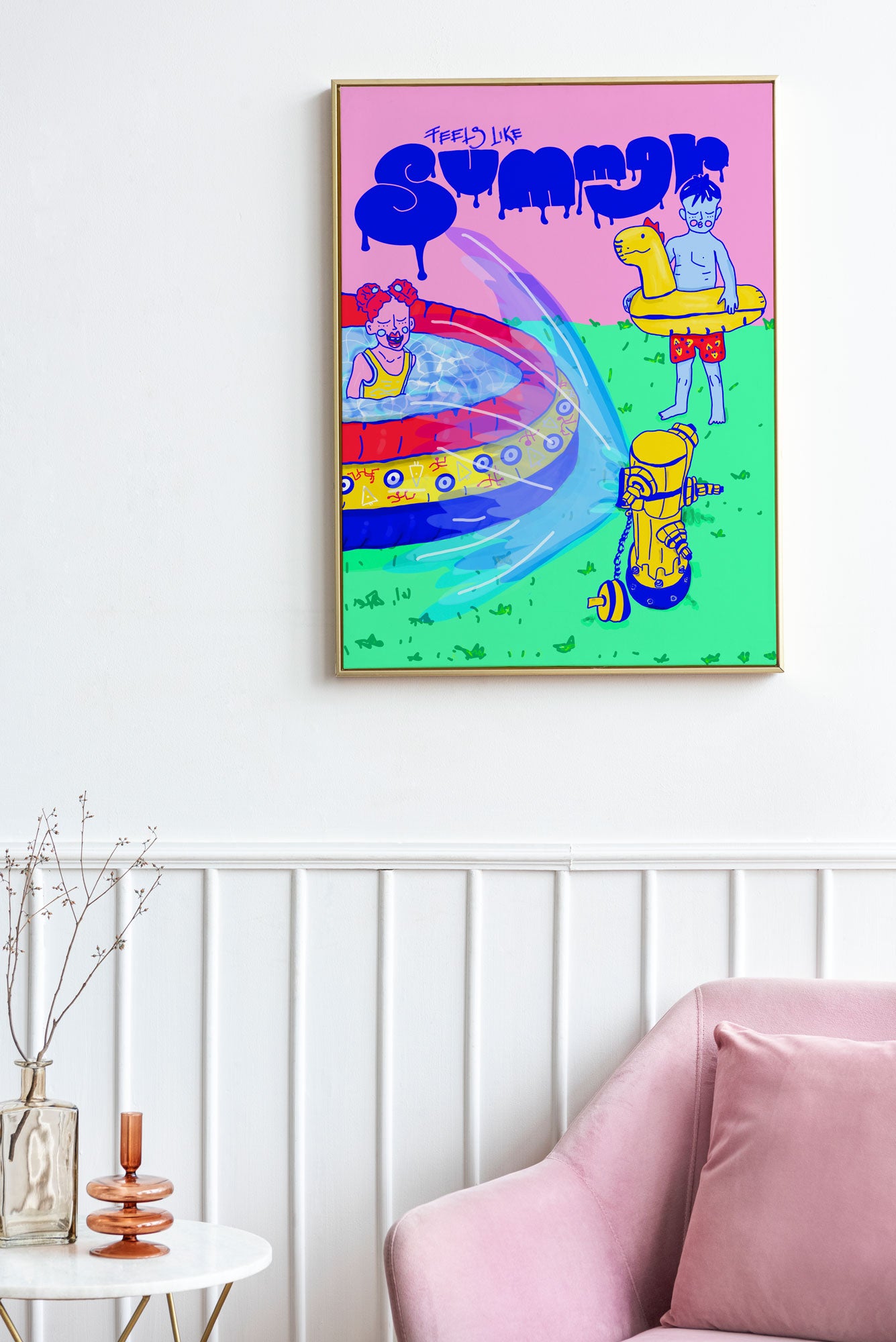 MYSTICAL SUMMER WALL ART PRINT: BOHO EMOTIONAL WELLNESS DECOR