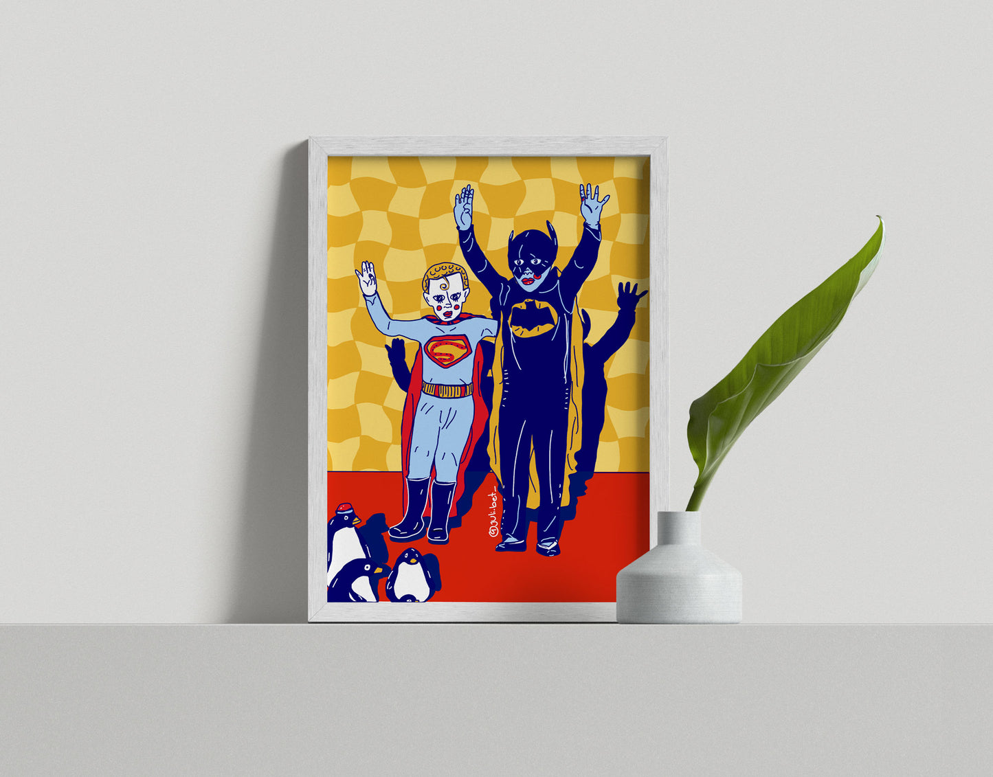 MYSTICAL SIBLING BOND ART PRINT: BOHO SPIRITUAL HOME DECOR