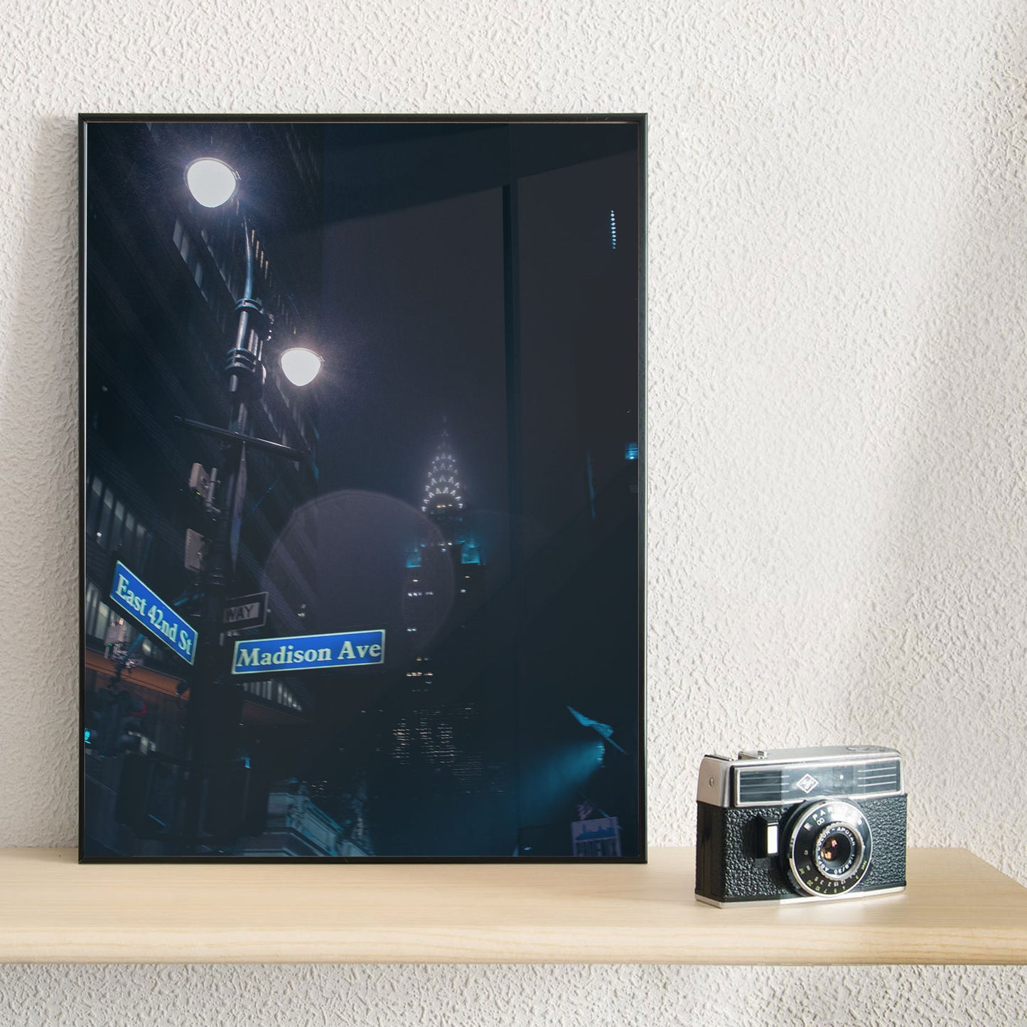 Gotham Night in New York #1 - Framed Photography