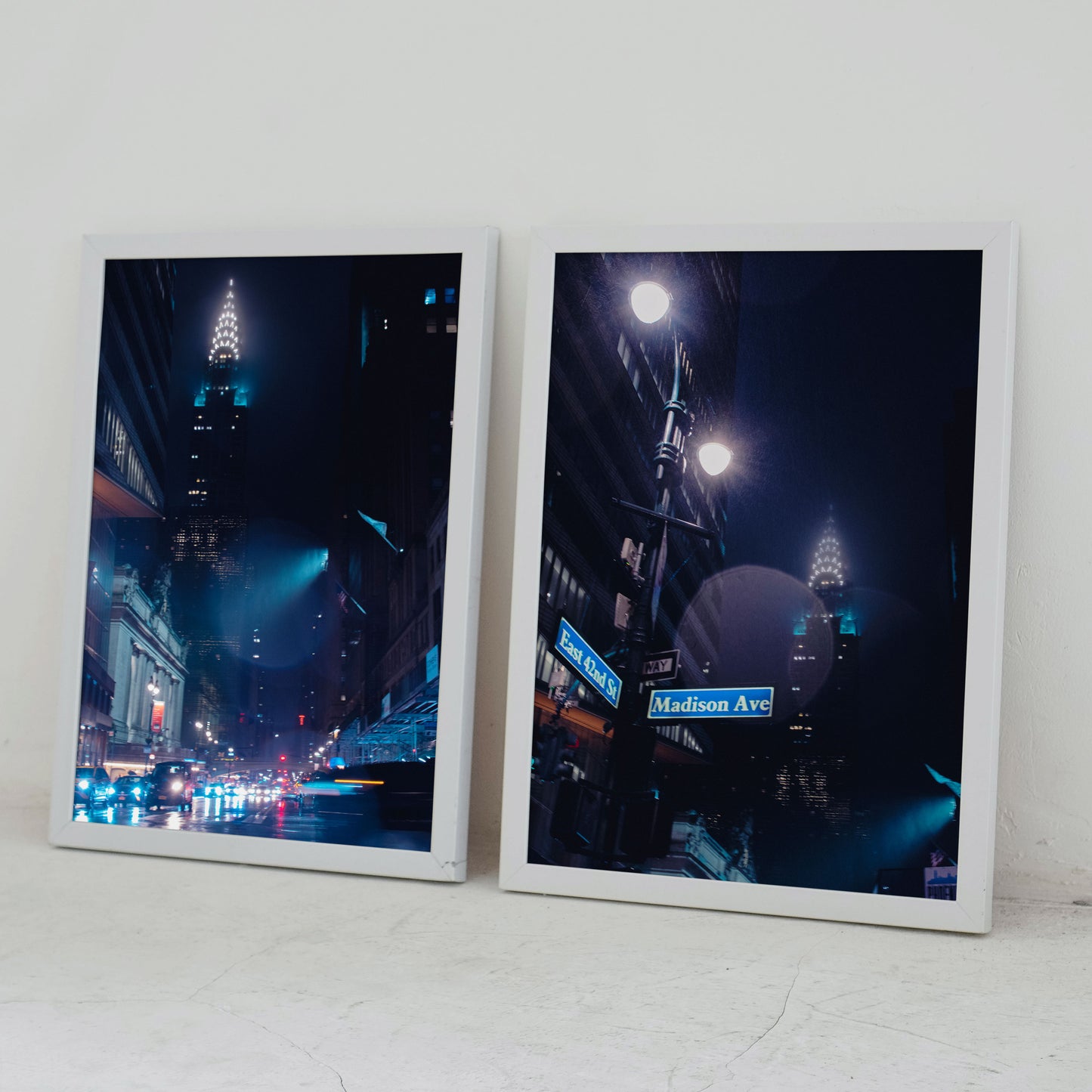 Gotham Night in New York #1 - Framed Photography