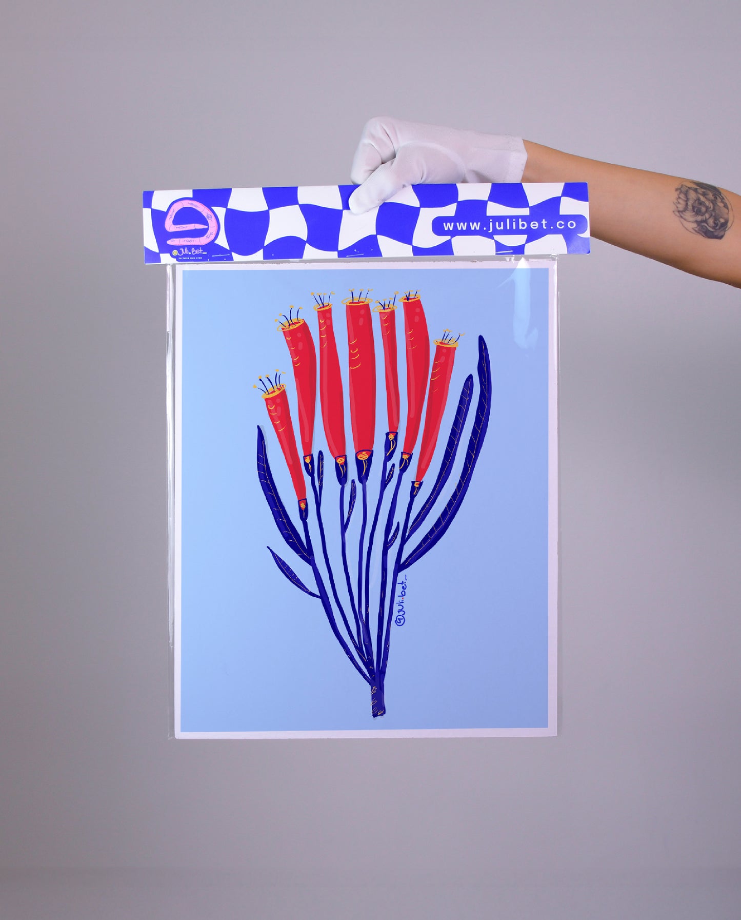 FLORERA MYSTICAL SYMBOLIC WALL ART PRINT | BOHO SPIRITUAL HOME DECOR | EMOTIONAL WELLNESS BOTANICAL ILLUSTRATION