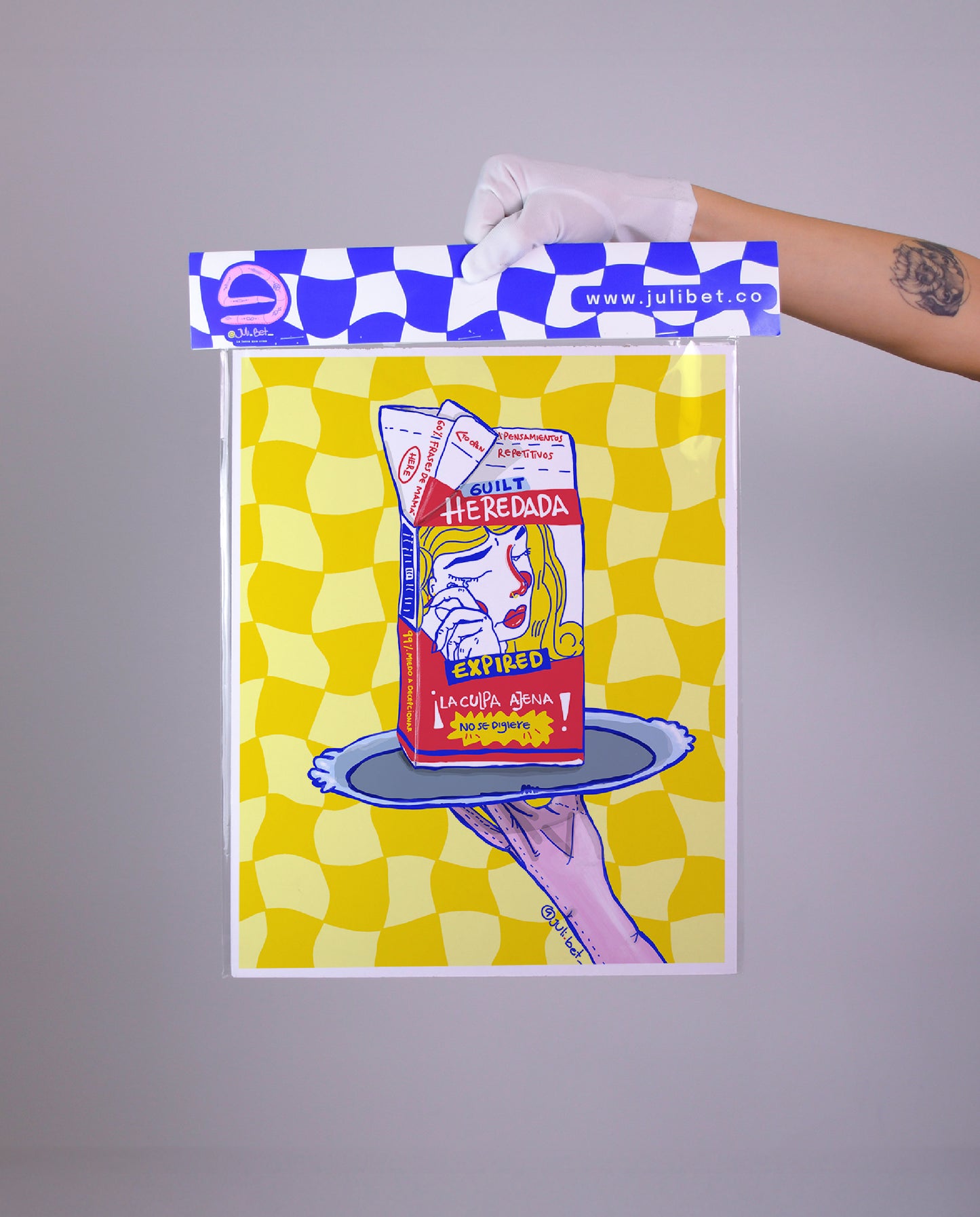 GUILT, FINE ART PRINT, SURREAL EMOTIONAL ARTWORK, CONCEPTUAL WALL ART