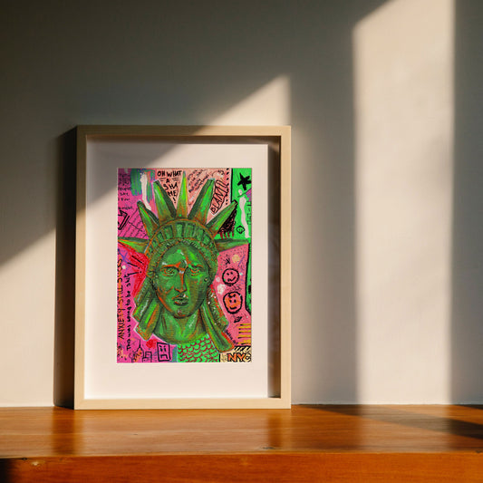 Statue of Liberty - Framed Painting
