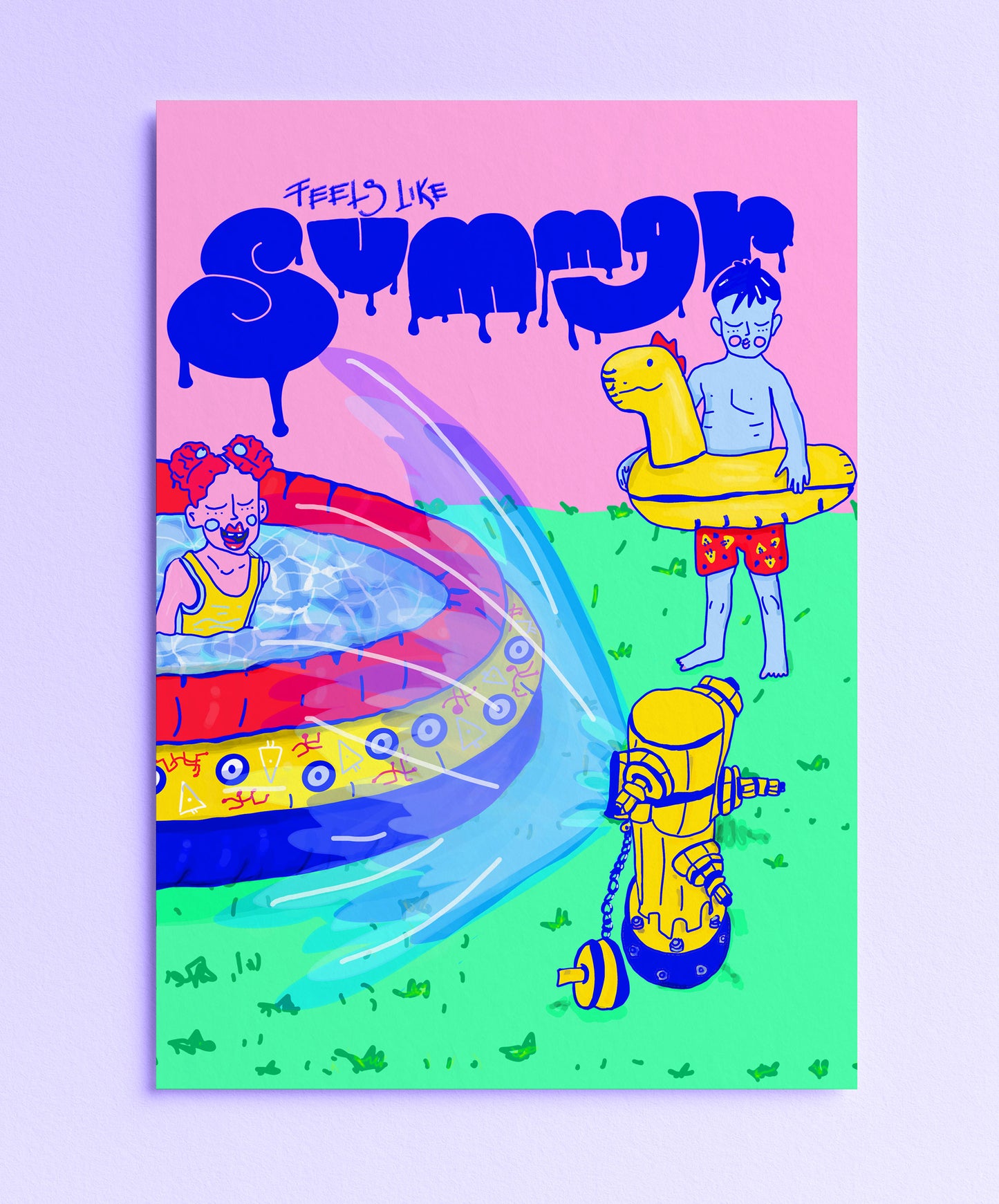 MYSTICAL SUMMER WALL ART PRINT: BOHO EMOTIONAL WELLNESS DECOR