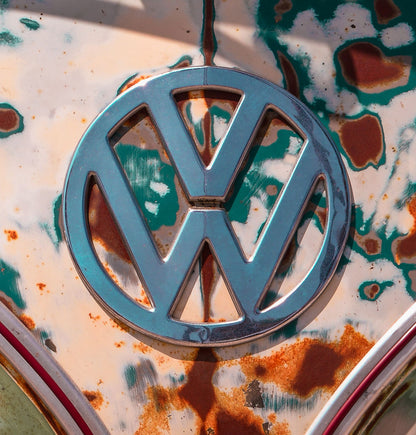 Volkswagen Retro -Framed Photography