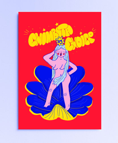 VENUS GODDESS PRINT: Boho Feminine Energy Wall Art - DIGITAL PRINT