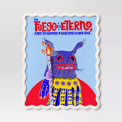 FUEGO ETERNO - DIGITAL ART PRINT