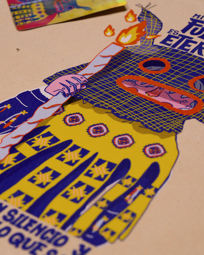 FUEGO – ORGANIC COTTON  TOTE BAG