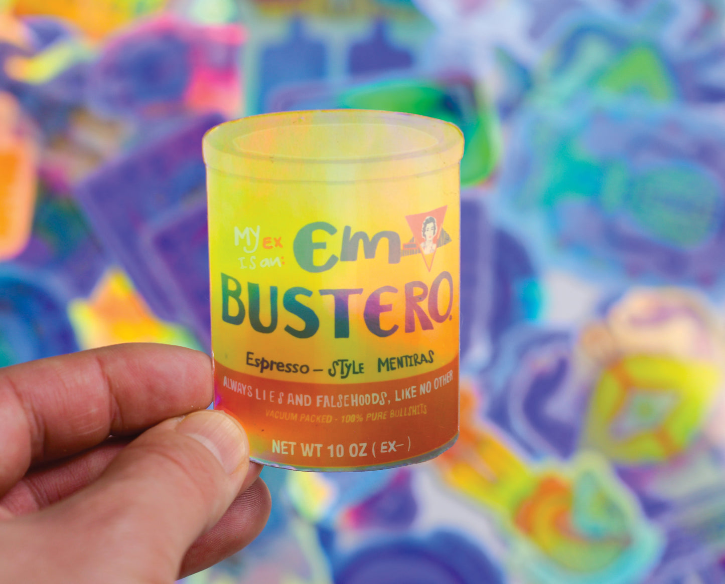 SET OF 7 ENERGETIC STICKERS