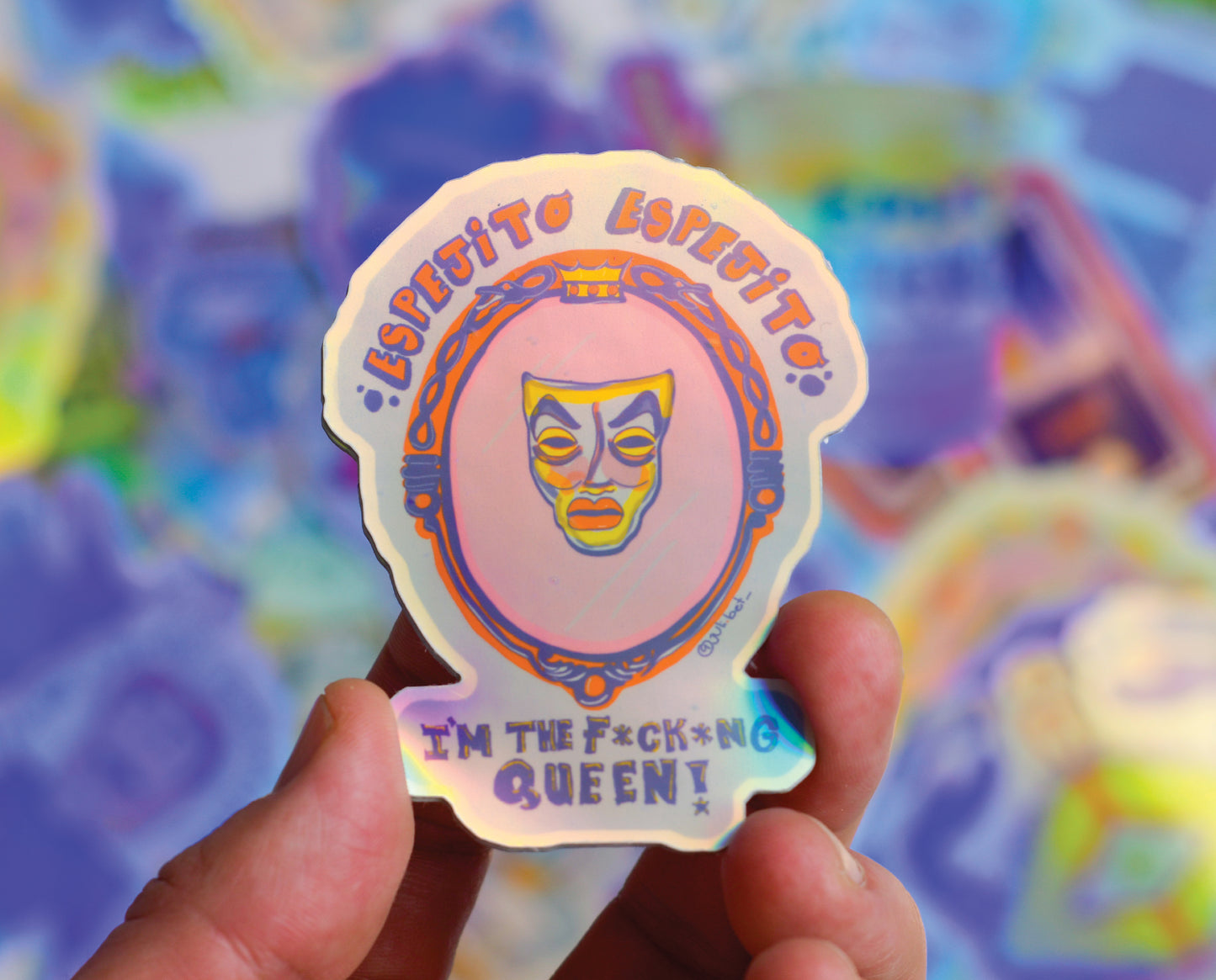 SET OF 7 ENERGETIC STICKERS