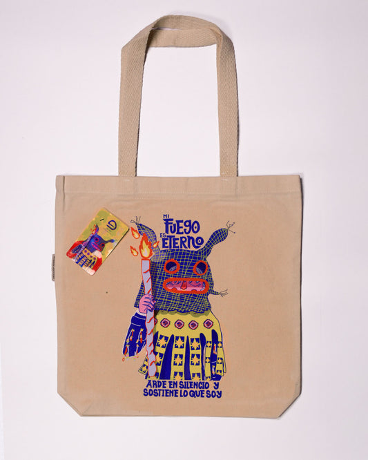 FUEGO – ORGANIC COTTON  TOTE BAG
