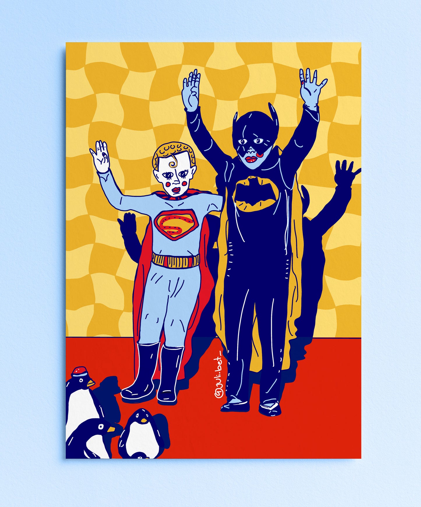 MYSTICAL SIBLING BOND ART PRINT: BOHO SPIRITUAL HOME DECOR