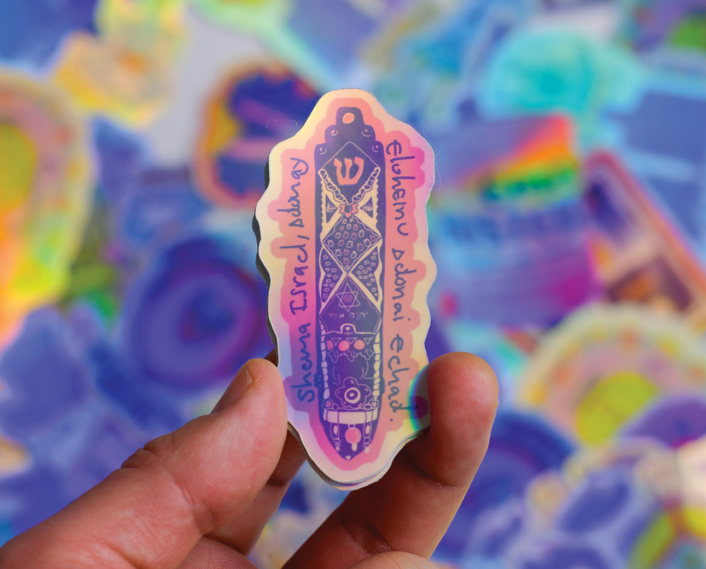 SET OF 7 ENERGETIC STICKERS